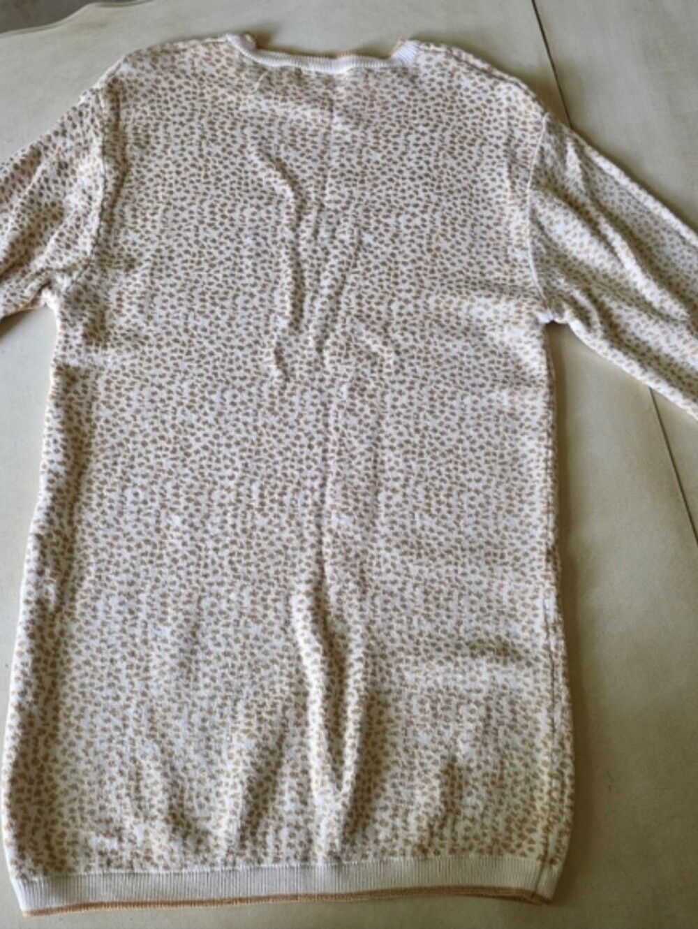 Vintage 80s/90s Cappagallo Sport Animal Print Sweater Dress / Long Tunic 🤎 - Picture 8 of 12